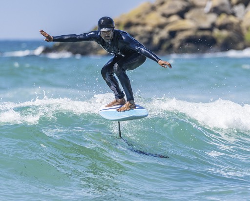 フォイルドライブ体験の様子
